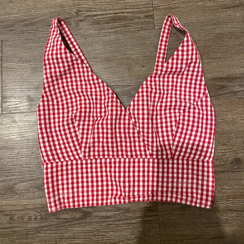 Brandy Melville checkered tank
